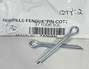 2 NEW Ski-Doo BRP Bombardier Can-Am ATV Snowmobile Cottar Pin Parts OE 371006300 海外 即決