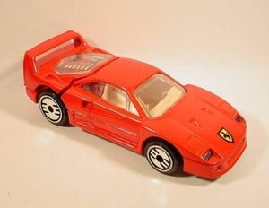 Hot Wheels Red Ferrari F40 w/ CUH Single Hood Tampo Mint Loose 海外 即決