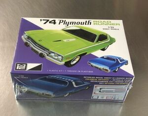 MPC ‘74 PLYMOUTH ROAD RUNNER FACTORY SEALED MODEL-KIT MPC920M/12 1/25 SCALE 海外 即決