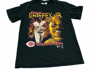 Ken Griffey Jr T Shirt Vintage 2000 MLB Lee Sport Reds VTG Big Print Youth 海外 即決