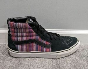 バンズ Sk8-Hi メンズ Sz 10 Sneakers Shoes マルチカラー Weave Skating Guate High Top 海外 即決