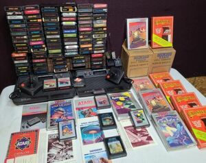 Atari 2600 Lot Console System Games New + Used Untested 海外 即決