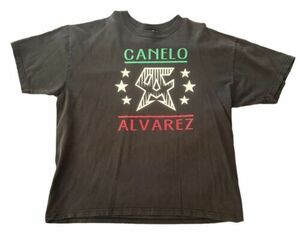 Vintage Canelo Alvarez T-Shirt Black Men’s 3XL Mexico Boxing 海外 即決