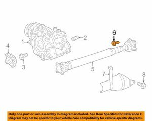 CHRYSLER OEM 11-18 300 Carrier-Front-Drive Shaft Bolt 6508295AA 海外 即決