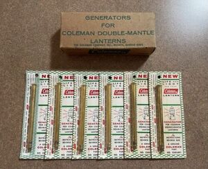 Box of Vintage Coleman Lantern Generators (NOS) 220 Series 海外 即決