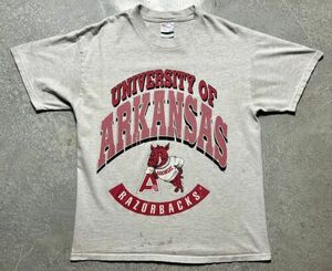 Vintage Arkansas Razorback T Shirt 海外 即決
