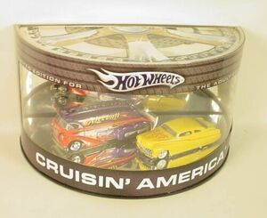 Hot Wheels Cruisin America Ltd Edition Rocket Oil and 49 Merc Set 海外 即決