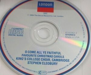 O Come All Ye Faithful by King's College Choir Cambridge (CD only, 1990) 海外 即決