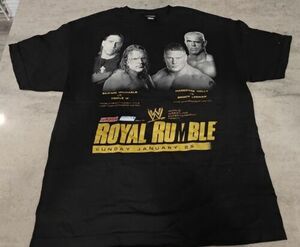 WWE WWF ROYAL RUMBLE 2004 PPV VINTAGE SHIRT SIZE XLARGE Chris Benoit 海外 即決