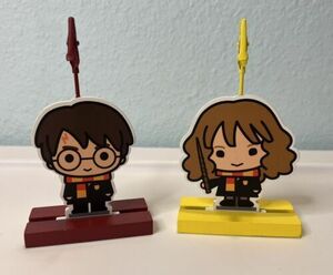 Harry Potter Chibi 2 Photo Clips Set Harry And Hermione Granger 5’ Hot Topic 海外 即決