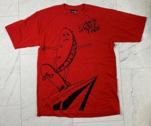 VOLCOM Vintage LARGE Skate Taco Logo T-Shirt MENS L 海外 即決