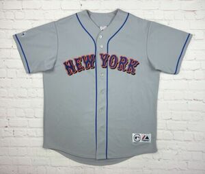 Jose Reyes New York Mets MLB Sewn Jersey By Majestic Size Men’s XL 海外 即決