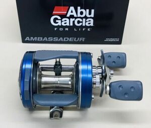 Abu Garcia Ambassadeur 6600 Classic C4 Round Baitcasting Reel Blue 1292716 海外 即決