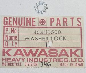 1 NOS Kawasaki Z1 H1 H2 W1 W2 S1 S2 S3 A1 A7 C2 F3 F4 5mm Star Lock Washer OEM 海外 即決