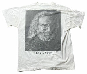 Vintage Bradford Gallery Jerry Garcia Art T-Shirt 90’s Grateful Dead 海外 即決