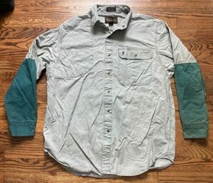 VTG Browning Hunting Snap Shirt Mens XL Green Super Naturals Shooting Recoil 海外 即決