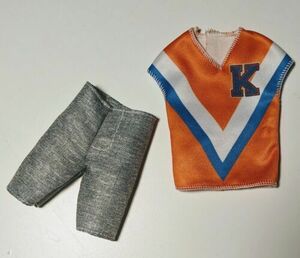 Ken Doll Fashionistas #203 Outfit Denim Shorts, Sleeveless "K" Top Barbie NEW 海外 即決