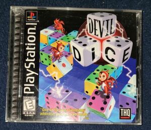 Devil Dice (Sony PlayStation 1, 1998) PS1 Complete TESTED. Clean Disc. 海外 即決