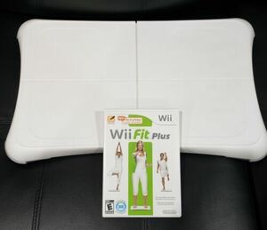 Wii Fit Board Bundle with Wii Fit and Wii Fit Plus Tested and Working 海外 即決