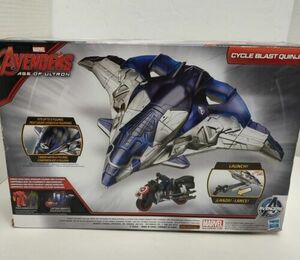 Avengers AGE of ULTRON CYCLE BLAST QUINJET Motorcycle Set 2015 Open Box 海外 即決