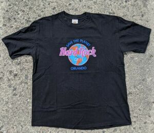 Vintage rare color way 90s Hard Rock Cafe Orlando Florida T-shirt Made In USA 海外 即決