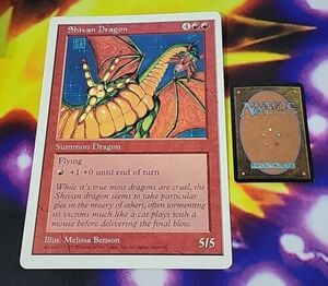 MTG Shivan Dragon 5th Edition 6X9 Oversized Promo NM/LP Duelist SD1 海外 即決