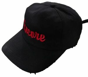 Encore Prod Black Strap Back Hat k products black red logo Seeing is Believing 海外 即決