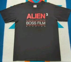 Vintage Alien 3 Movie Shirt Visual Effects Boss Film Studio USA Single Stitch XL 海外 即決