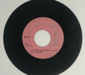 Old 45 RPM Children's Record - Mr. Pickwick MPX-4 - White Christmas 海外 即決