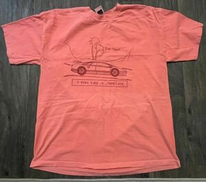 Vintage Neon Pink Las Vegas I Feel Like a Million Men’s T-Shirt Size XL Rad 海外 即決