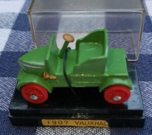 1950's H.O. Scale Japan Die Cast Car 1907 Vauxhall Original Case RARE 海外 即決