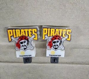 Pittsburgh Pirates Nite By Duquesne Light Set Of 2 One In Box 海外 即決