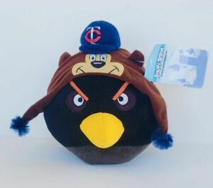 Angry Birds Minnesota Twins Monkey Winter Cap Plush Toy Official MLB Gear New 海外 即決