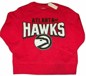 NEW Atlanta Hawks ~ FLEECE SWEATSHIRT ~ SHIRT NBA Child's Boy's size: Medium M 8 海外 即決