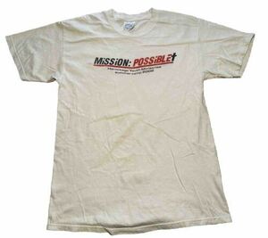 Vintage Mission Impossible Flip T Shirt “mission Possible” Size M 1 Peter 2:21 海外 即決