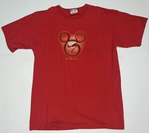 Vintage Walt Disney World Mulan Hidden Mickey Dragon T Shirt Mens Large Red 海外 即決