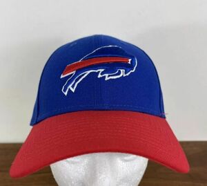 Buffalo Bills New Era Strapback Hat Cap NFL Football Blue OSFA EUC 海外 即決