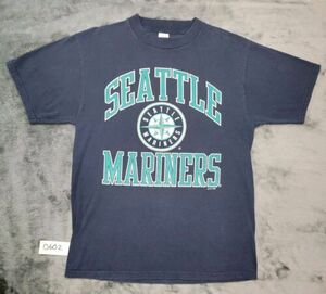 Vtg Seattle Mariners Baseball 1995 Shirt Logo 7 Tag Mens Sz Large Blue 海外 即決