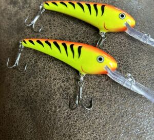 2 Rapala TTM-10 Hot Tiger Trolls To 10 Feet New, No Box Discontinued Free Ship 海外 即決