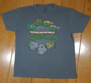 Classic Teenage Mutant Ninja Turtles Retro Medium T Shirt Soft Heather Gray EUC 海外 即決