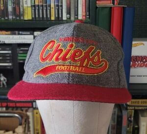 Vintage Kansas City Chiefs NFL Starter 100% Wool Hat 海外 即決