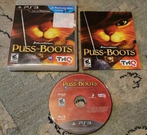 Puss in Boots (Sony PlayStation 3 PS3, 2011) Complete 海外 即決