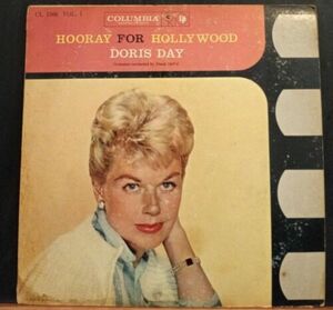 1958 "Hooray For Hollywood" by Doris Day w/Frank De Vol & His Orchestra バイナル LP 海外 即決