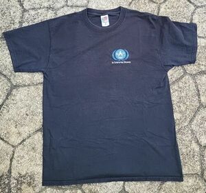 Vintage 2000s Star Trek Enterprise SAP Shirt Size Large Y2K Black 海外 即決