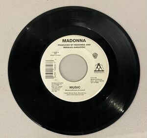 Madonna " Music / Cyberraga " Rare 45 バイナル record 海外 即決