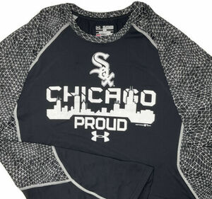 Chicago White Sox T-Shirt Under Armour Proud Graphic Tee Heat Gear SS Men Sz 2XL 海外 即決