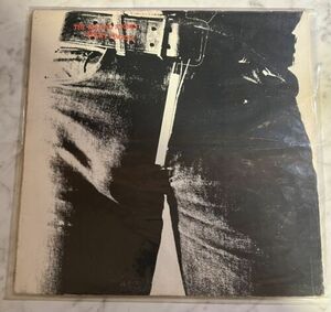 ローリング・ストーンズ Sticky Fingers NoZipper WARHOL LP '71 coc59100 PRESWELL PRESS 海外 即決