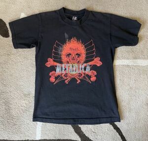Vintage 90’s Metallica Pushead Rebel Graphic T-shirt Size: L 海外 即決