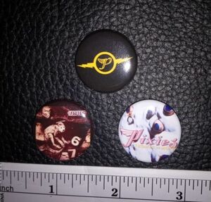 3 The Pixies Button Pins Badges Lot Indie Rock Frank Black 海外 即決