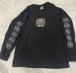 West Coast Choppers Long Beach CA Vtg Jesse Who? Black Long Sleeve Shirt 海外 即決